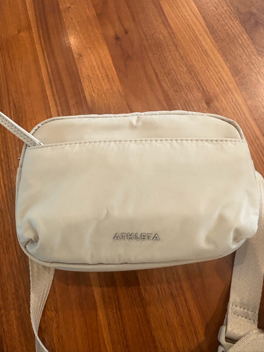 Athleta Cream Off-White Crossbody Bag